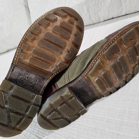 RARE Dr Martens Ferdinand Cavalry Boots Analine Leather Caribean Wax Sz 14 - Picture 10 of 15